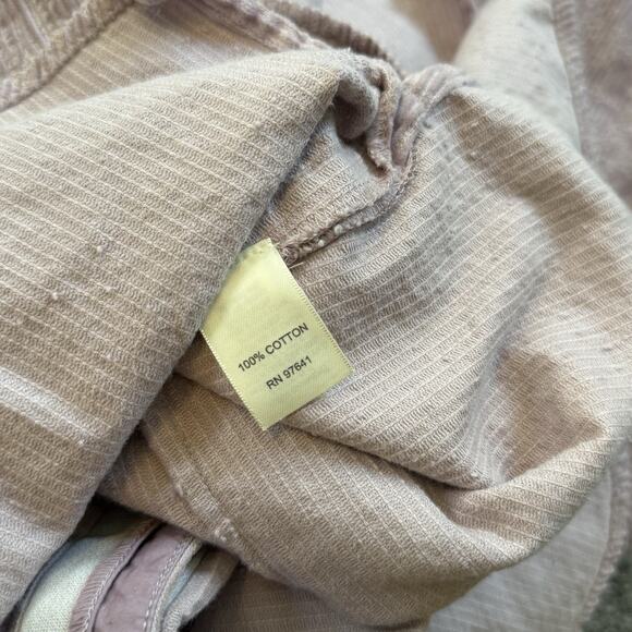 J.Jill Women’s M Button Front Corduroy Shirt Light Purple Textured Long Sleeve - Picture 6 of 8